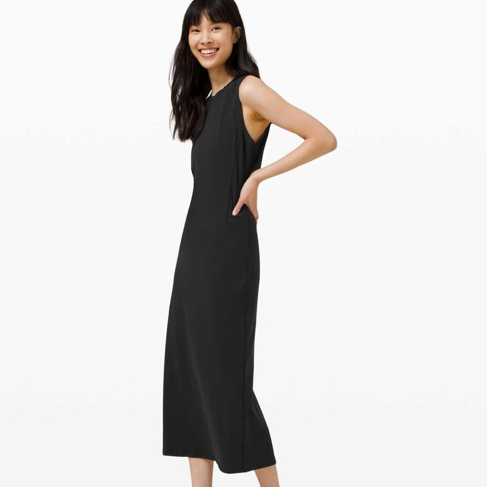 Lululemon All Aligned Midi Dress Black